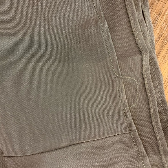 Vince Taupe Silk Maxi Skirt with Drawstring Waist - Picture 7 of 7